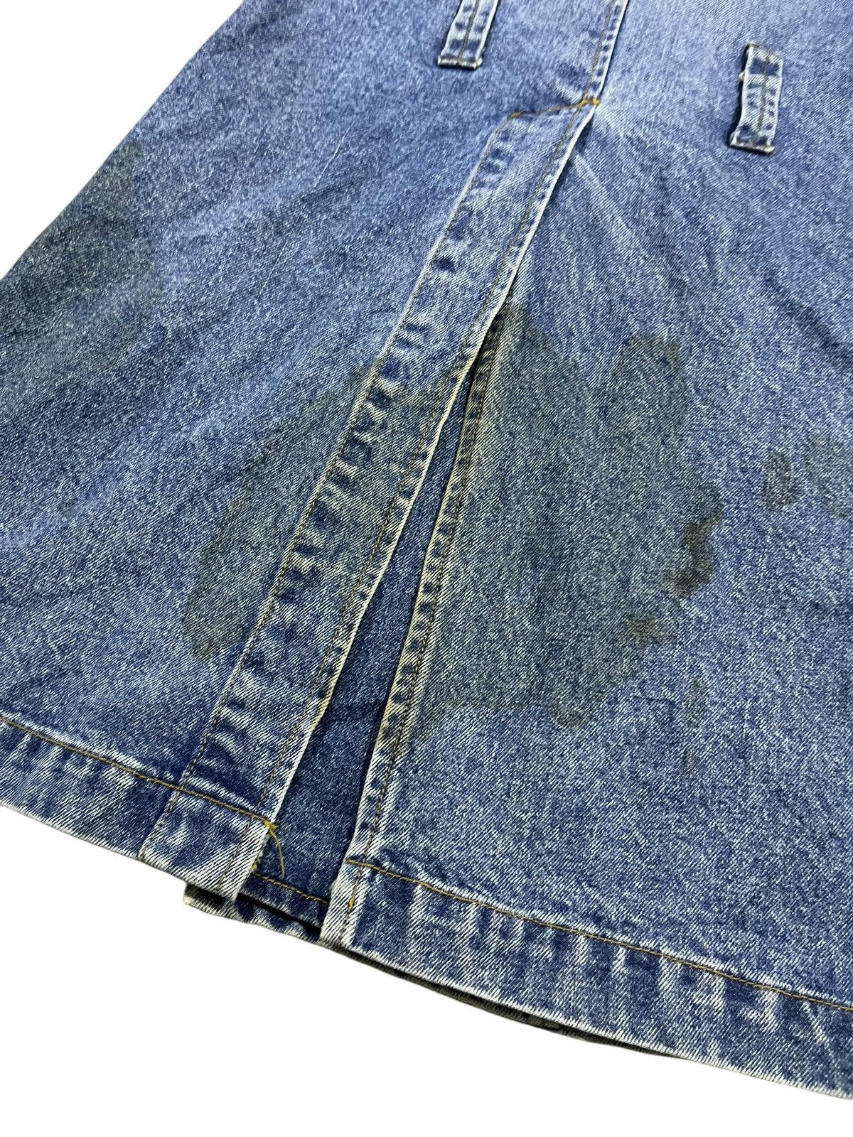 Hysteric Glamour 🇯🇵 BLUE MOON BLUE JAPAN DOUBLE BREASTED DENIM LONG JACKET Size ONE SIZE - 17 Thumbnail