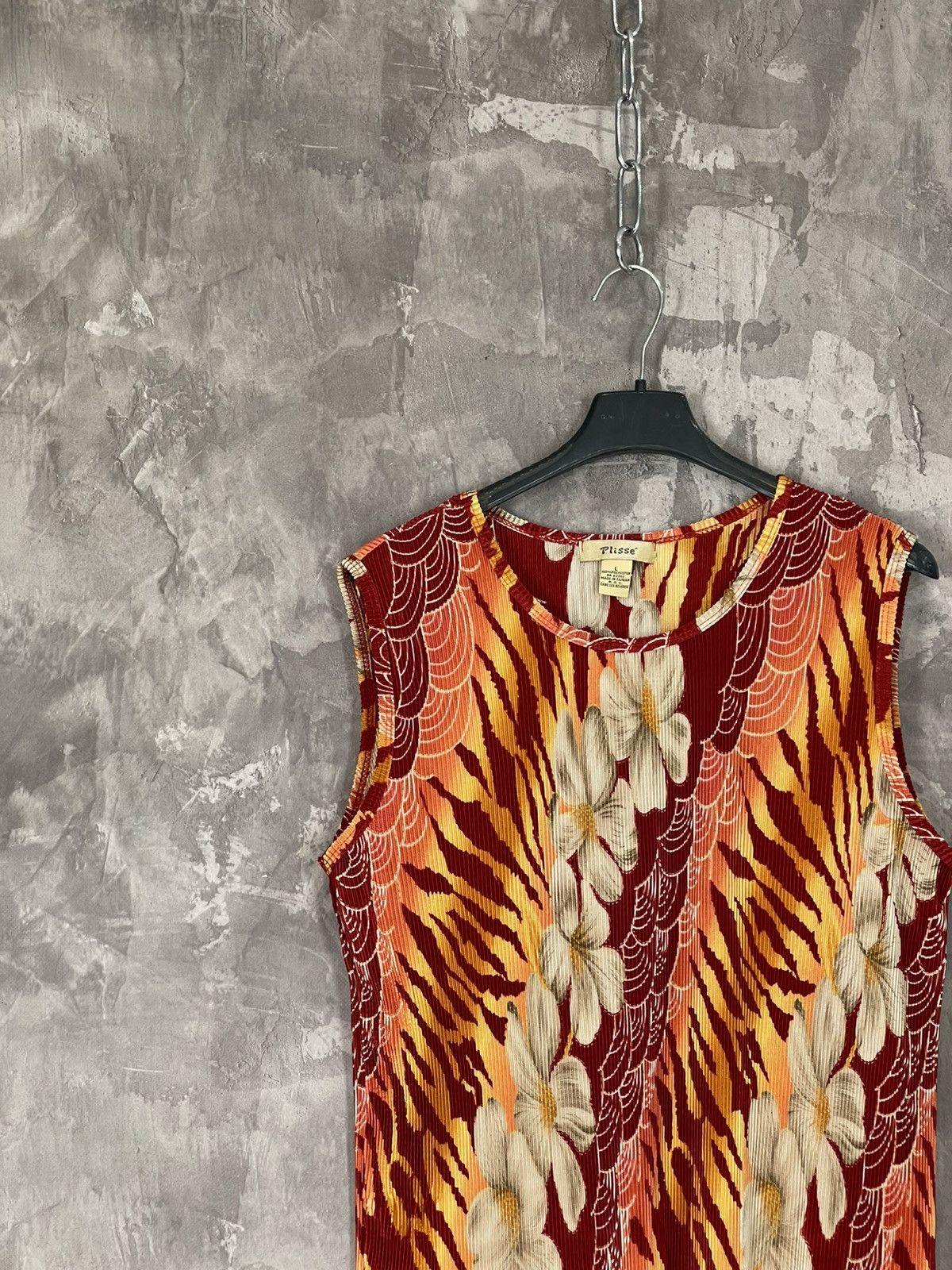 Vintage Vintage Y2K knitted coloured vest tank top Japanese style Size L / US 10 / IT 46 - 3 Thumbnail