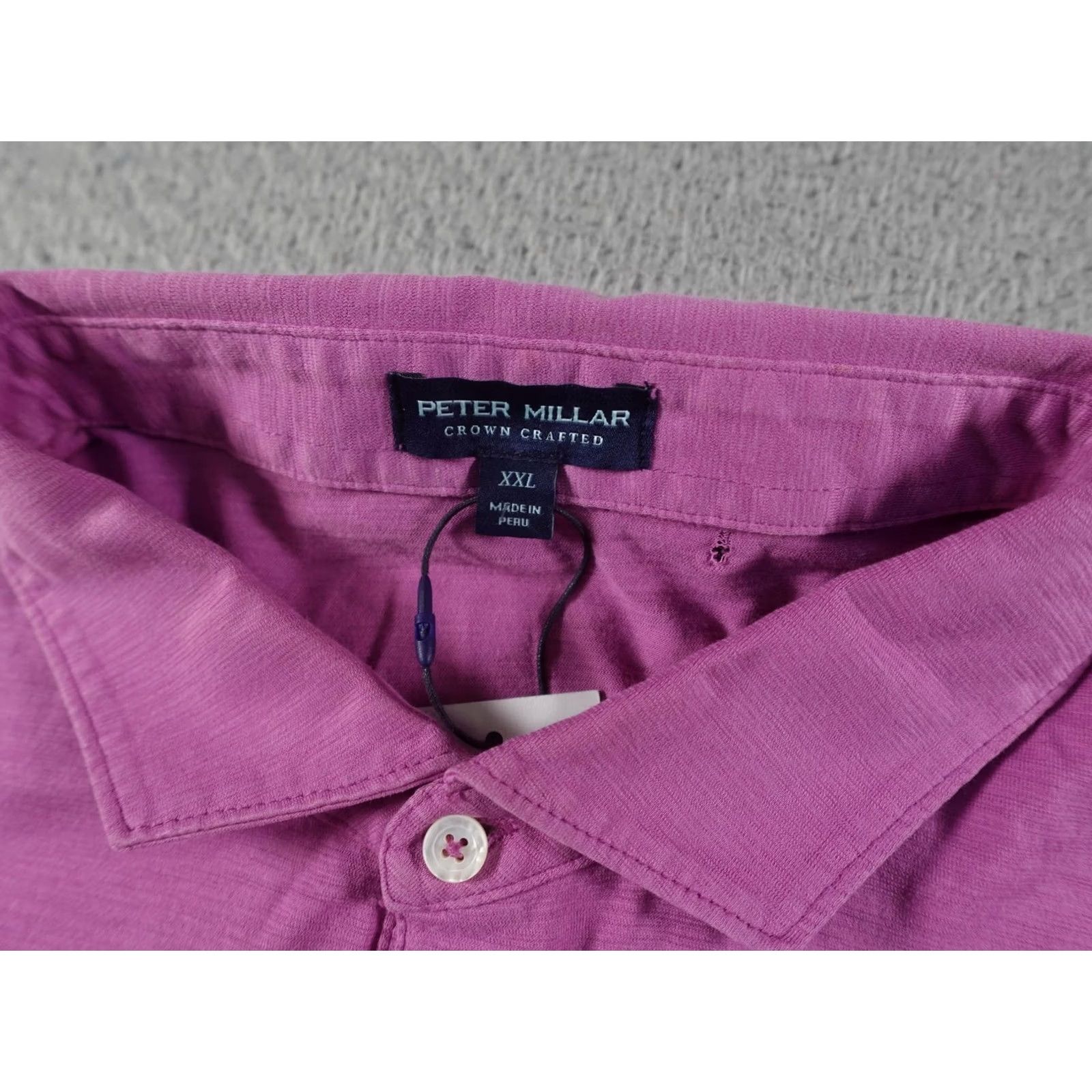 Peter Millar VINTAGE? No. Peter Millar Polo Shirt Mens 2XL Pink Crown Crafted Pima Cotton Golf Casual Size US XXL / EU 58 / 5 - 3 Thumbnail
