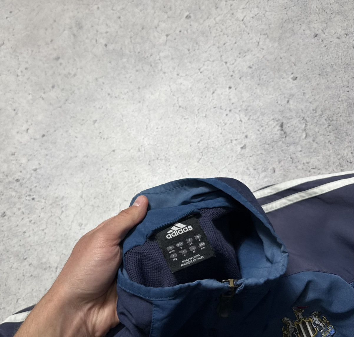 Adidas Adidas FC Newcastle Vintage Nylon Football Soccer Jacket Size US S / EU 44-46 / 1 - 7 Thumbnail