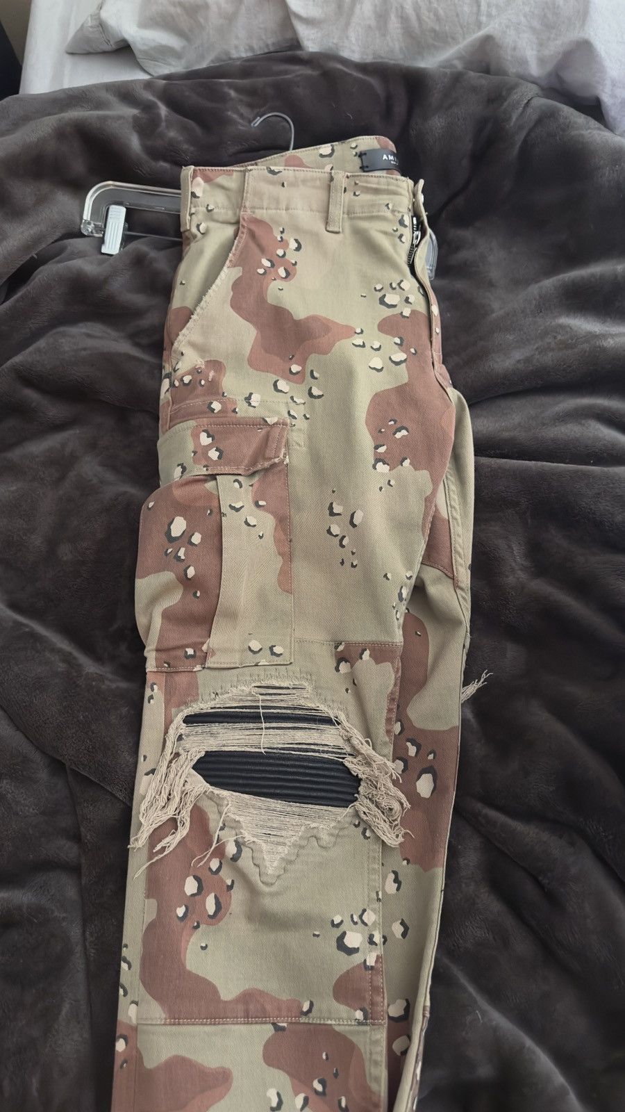 Amiri Amiri MX1 Beige Desert Camo Cargo Jeans size 29 Size US 29 - 11 Thumbnail