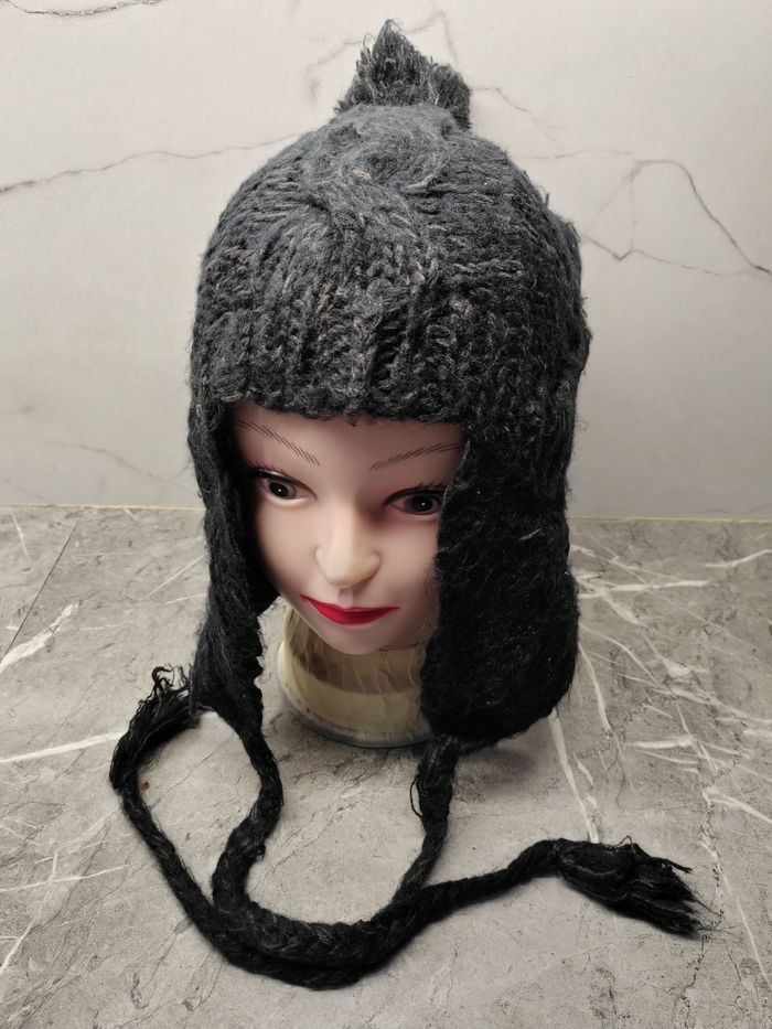 Japanese Brand Vintage Unknown Japanese Knit Snowcap Beanie Size ONE SIZE - 1 Thumbnail