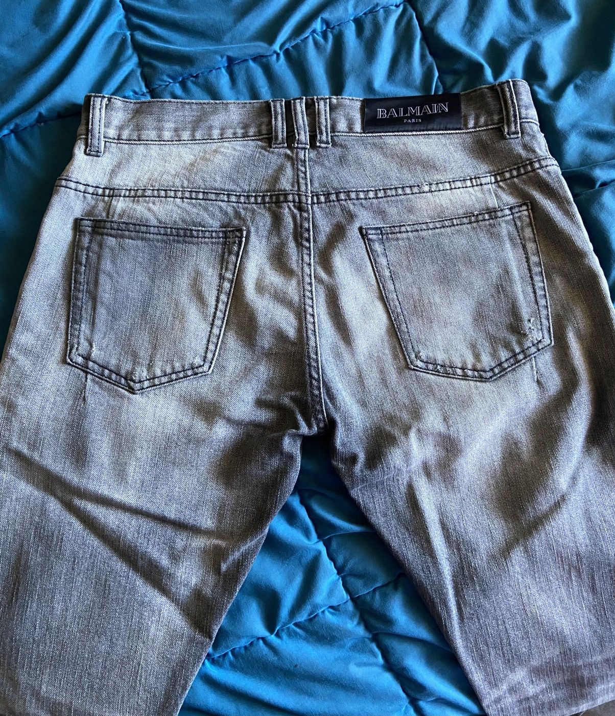 Balmain Balmain Grey Mens Jeans size 32 Size US 32 / EU 48 - 9 Thumbnail