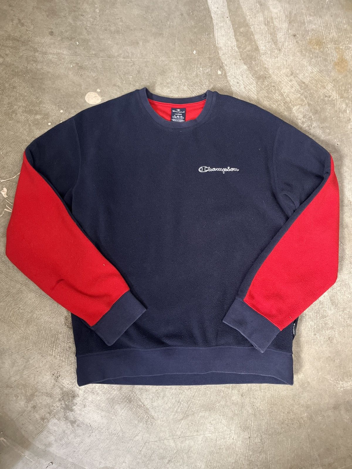 Champion Retro Champion Sherpa Fleece Pullover Crewneck Size US L / EU 52-54 / 3 - 2 Thumbnail