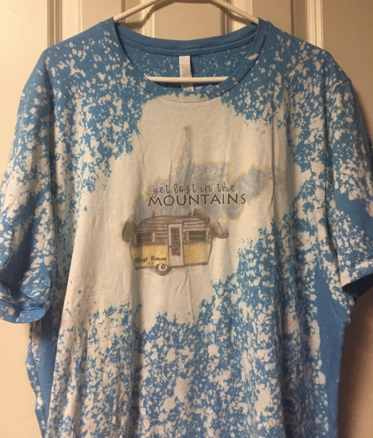 Canvas New Canvas Women’s Top 2X West Virginia Get Lost Mountains Size XXL / US 16-18 / IT 52-54 - 2 Thumbnail
