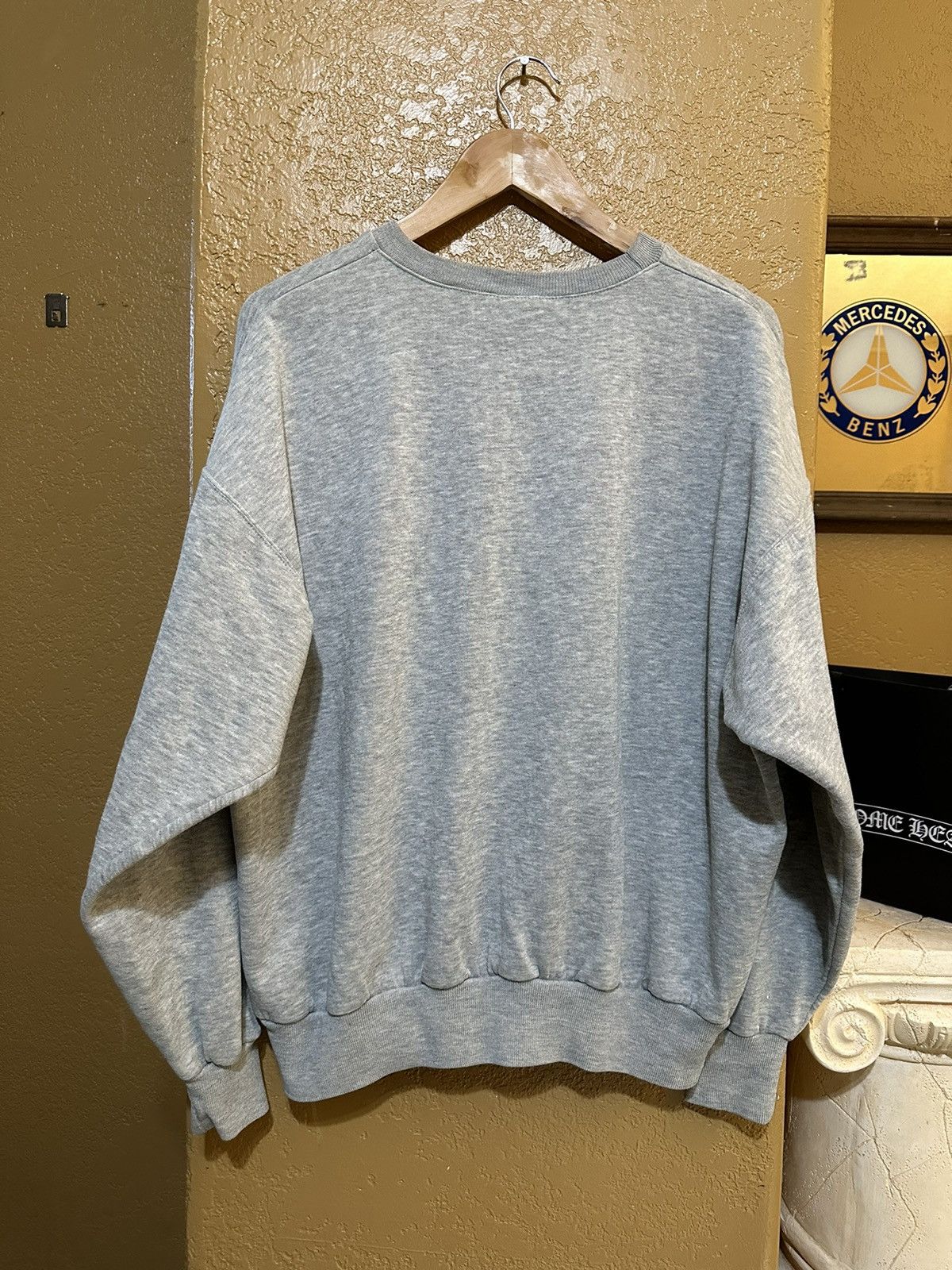 Nike × Vintage Vintage 1980 Nike Spellout Swoosh Sweatshirt Large Size US L / EU 52-54 / 3 - 4 Thumbnail