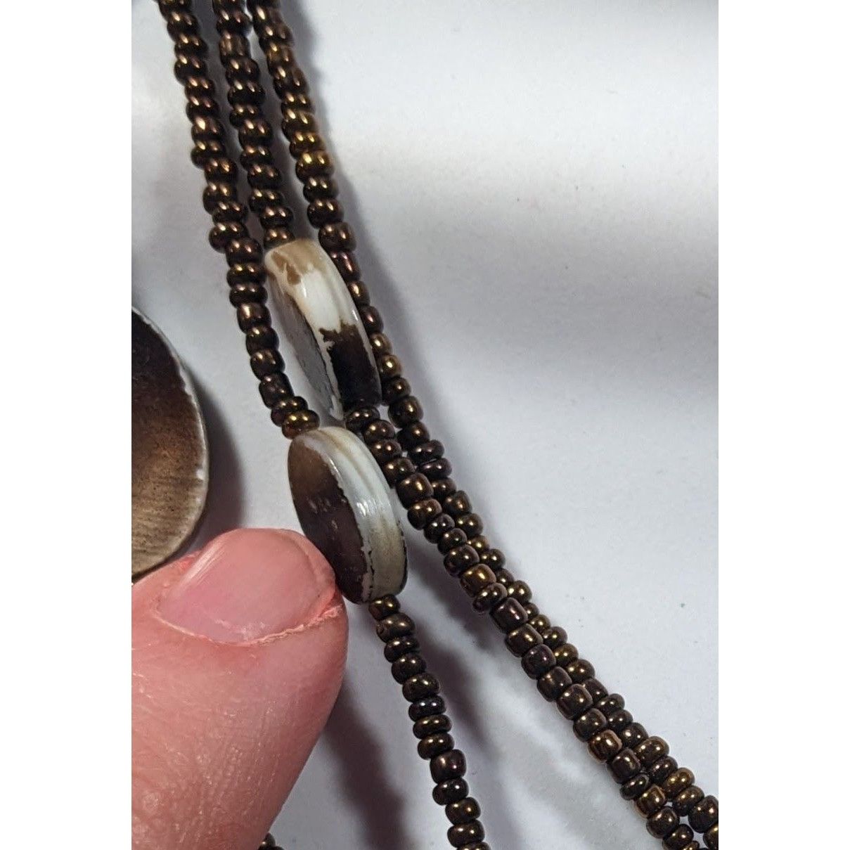Other Bohemian Retro Multilayer Glass And Shell Beaded Necklace Size ONE SIZE - 5 Thumbnail