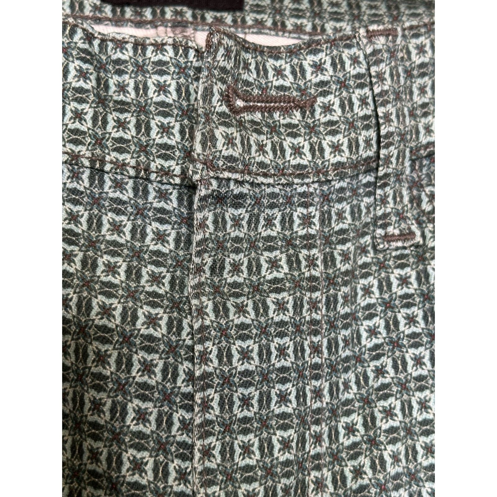Hudson Hudson green floral skinny pants size 25 Size 27" / US 4 / IT 40 - 6 Thumbnail