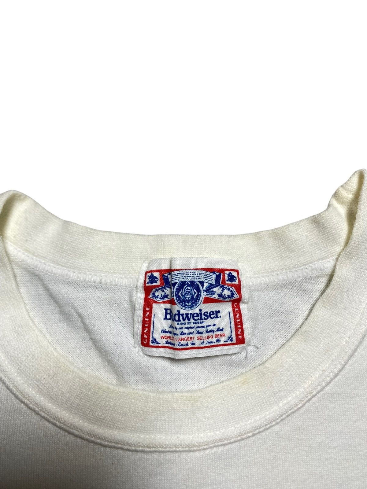 Other VINTAGE BUDWEISER SPELLOUT SLEEVELESS TEE Size US S / EU 44-46 / 1 - 7 Thumbnail