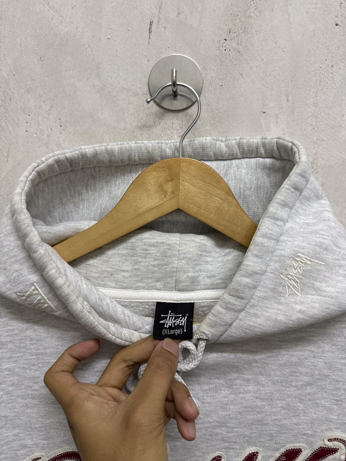 Stussy 2000s Stussy Spellout Pull Over Hoodie Size US XL / EU 56 / 4 - 5 Thumbnail