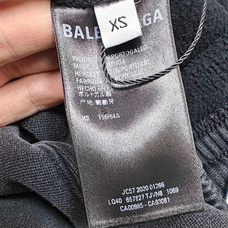 Balenciaga Balenciaga size XS Fake two-piece sweater leisure washed t Size US 31 - 6 Thumbnail