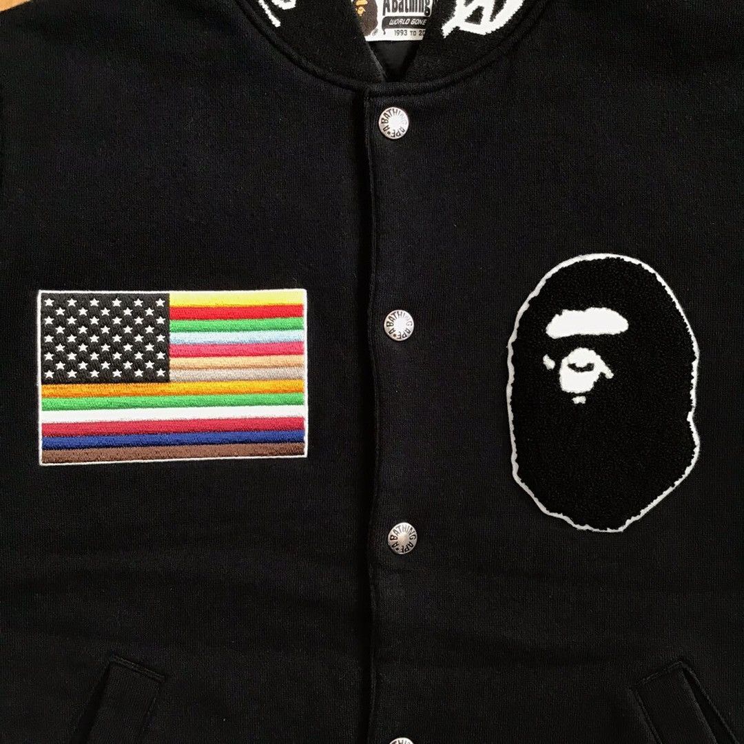 Bape × Futura BAPE × Futura sweat varsity jacket a bathing ape Size US M / EU 48-50 / 2 - 6 Thumbnail