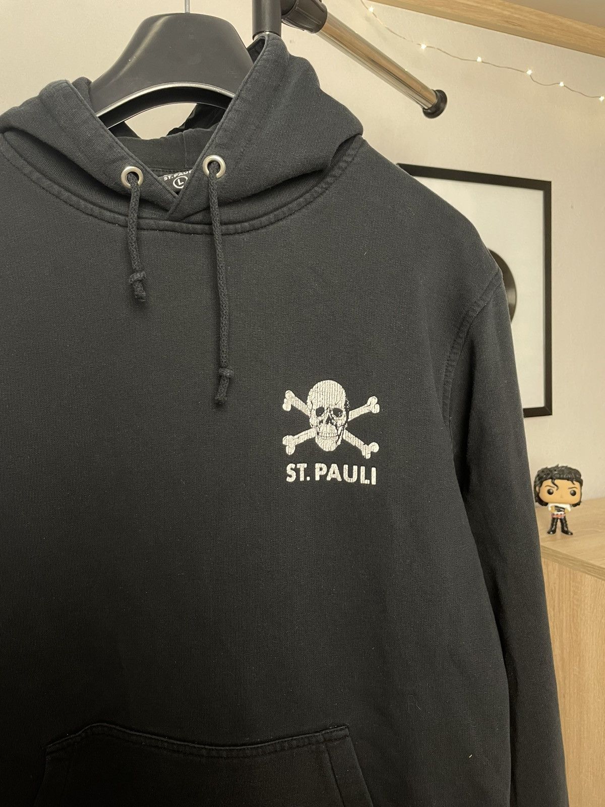 Vintage Vintage St.Pauli Skull Big Logo Hoodie L Size US L / EU 52-54 / 3 - 6 Thumbnail
