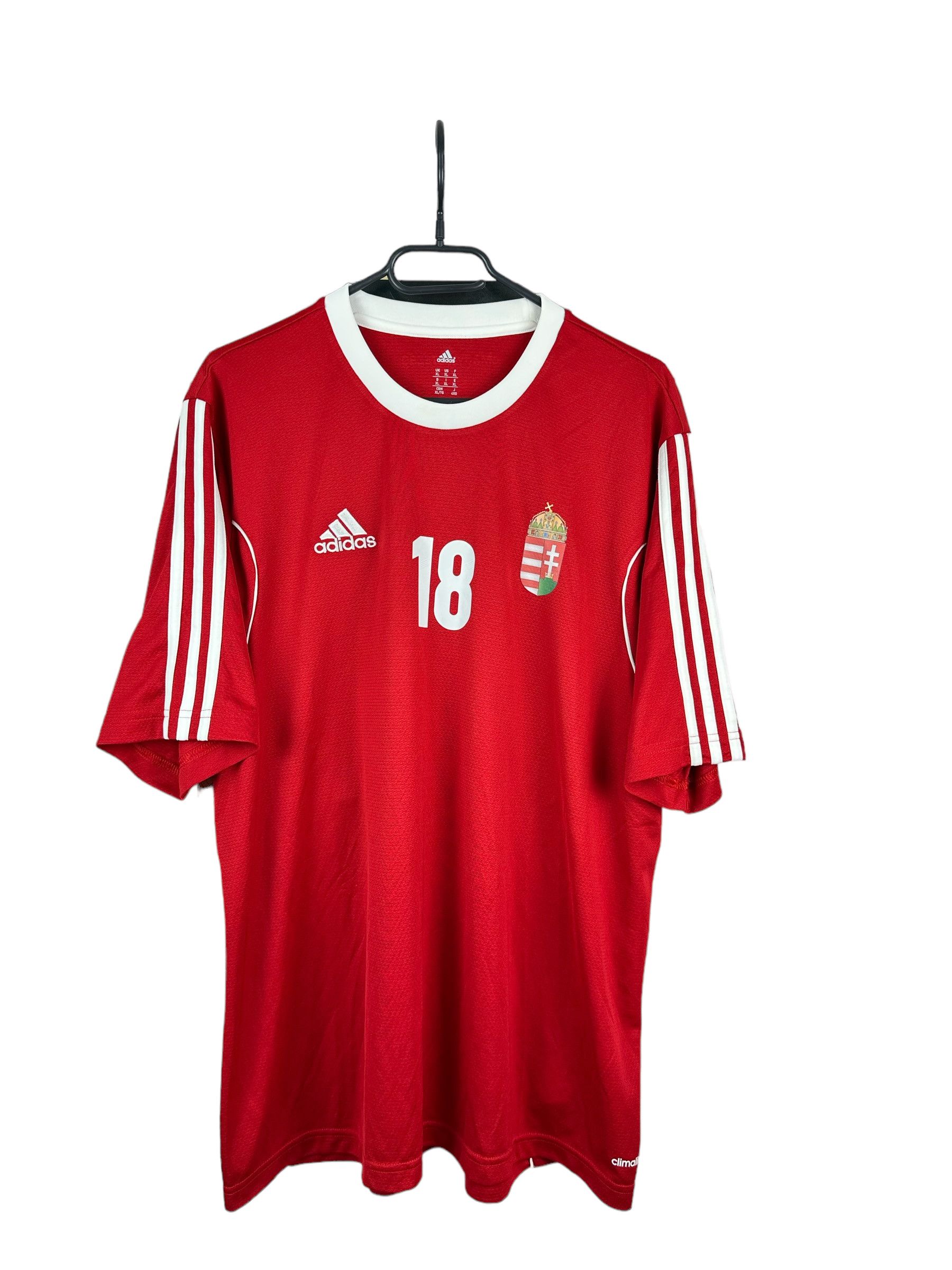 Adidas Hungary football shirt 2012 Soccer #18 Halmosi Adidas Jersey Size US XL / EU 56 / 4 - 3 Thumbnail