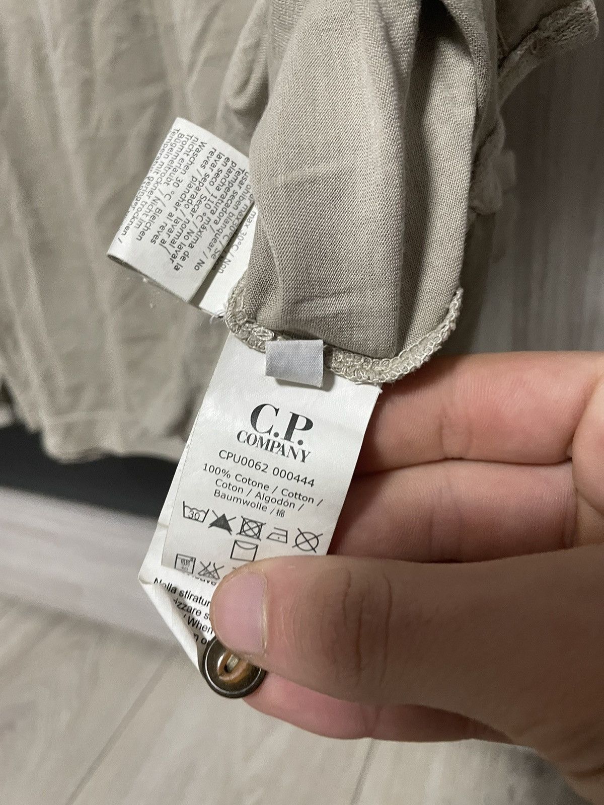 C.P. Company C.P. Company Massimo Osti Vintage Polo Shirt XXL Beige Size US XXL / EU 58 / 5 - 8 Thumbnail