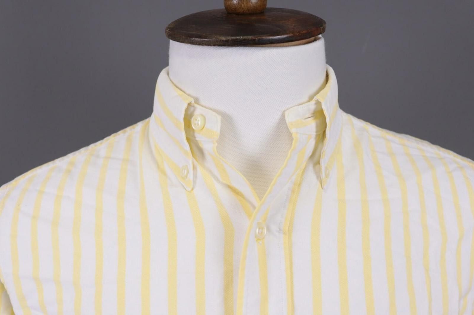 Polo Ralph Lauren Vintage Ralph Lauren Shite Striped Shirt Size 14 / 33 Size US M / EU 48-50 / 2 - 3 Thumbnail