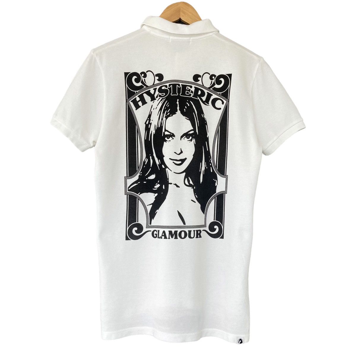 Hysteric Glamour Girls Logo Back Print Polo Shirt