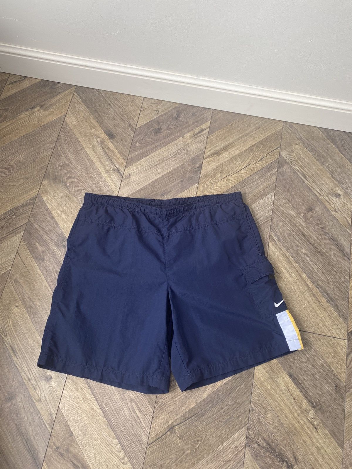 Nike × Vintage Vintage Nike Rare cargo shorts Size US 35 - 1 Thumbnail
