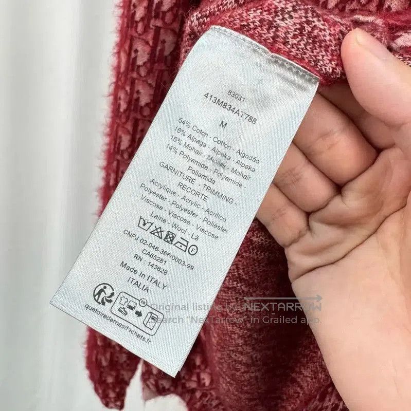 Dior Dior Men's Long Sleeve Knit Sweater . Size US M / EU 48-50 / 2 - 6 Thumbnail