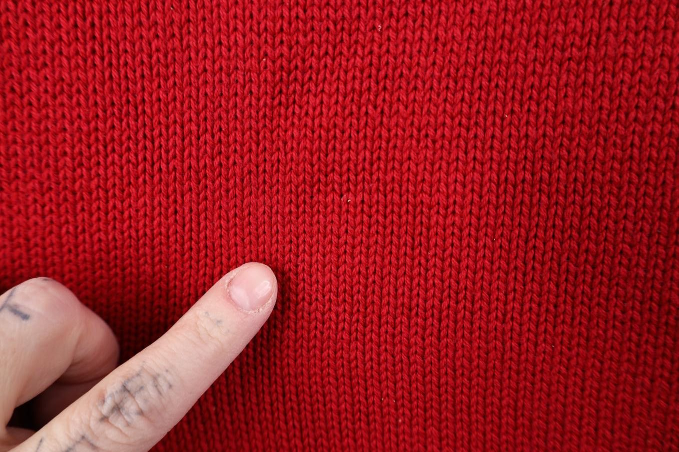 Lands' End Vintage 90s Lands End Knit Drifter Crewneck Sweater Red USA Size US L / EU 52-54 / 3 - 5 Thumbnail