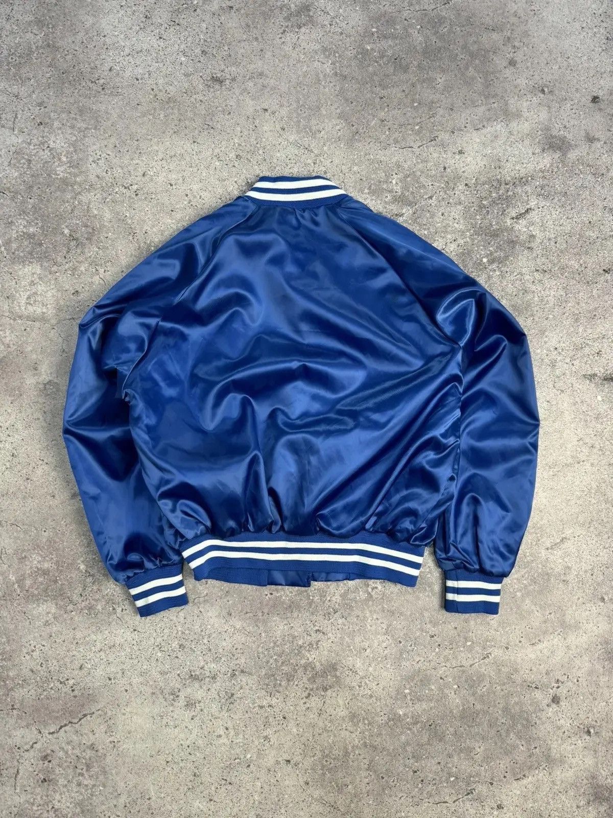Chalk Line × Vintage Vintage Chalk Line nylon bomber Y2K Blue Satin Bomber Jacket Size US M / EU 48-50 / 2 - 10 Thumbnail