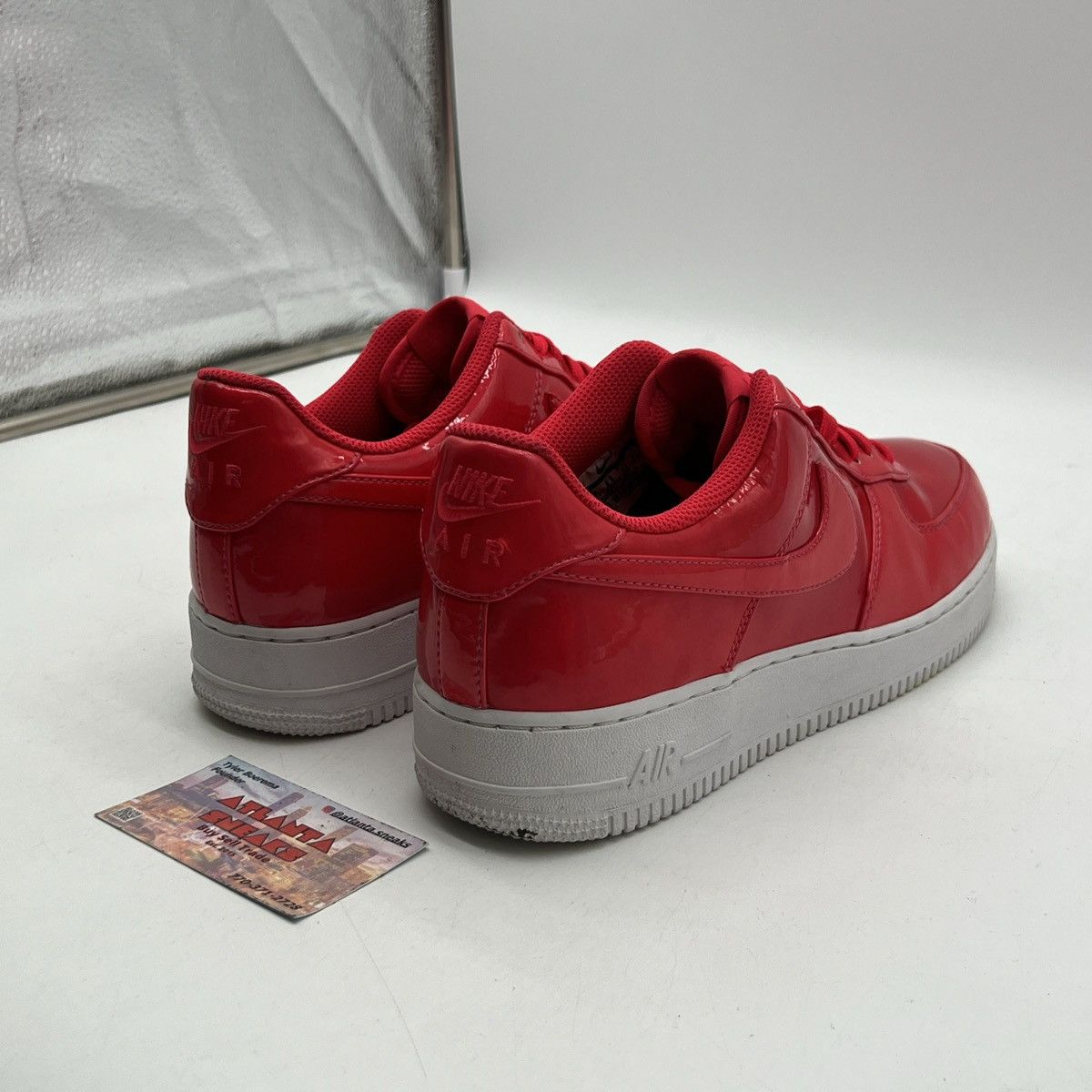 Nike Air Force 1 siren red Size US 9.5 / EU 42-43 - 5 Thumbnail