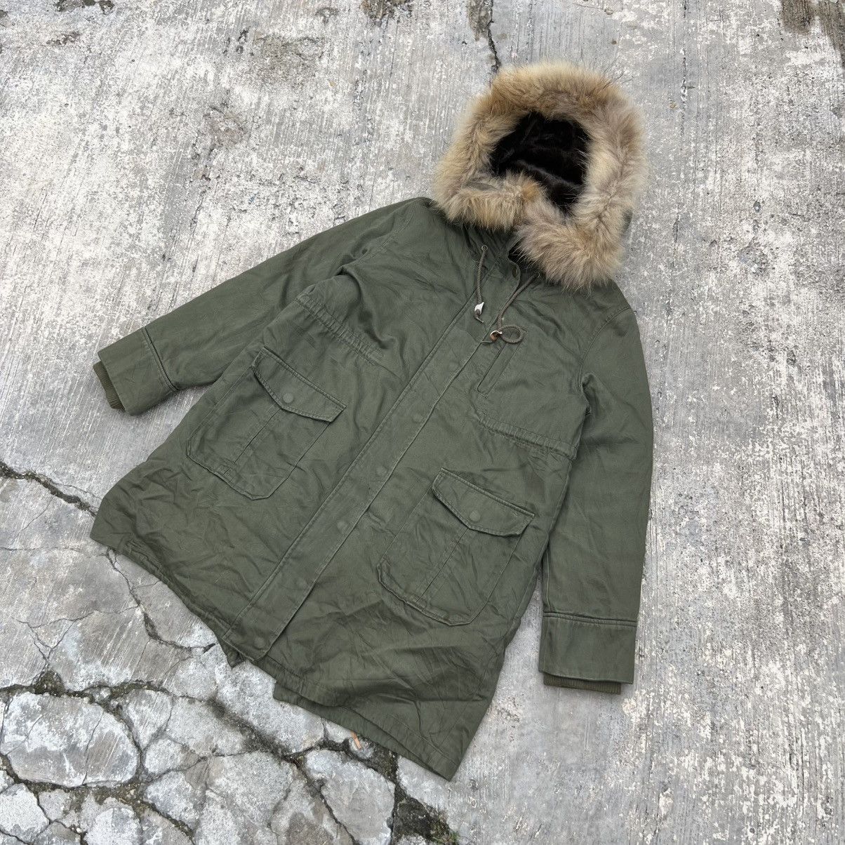If Six Was Nine “LOWRYS FARM” PUNK PARKA FUR HOOD HEAVY WINTER LINING Size US M / EU 48-50 / 2 - 1 Thumbnail