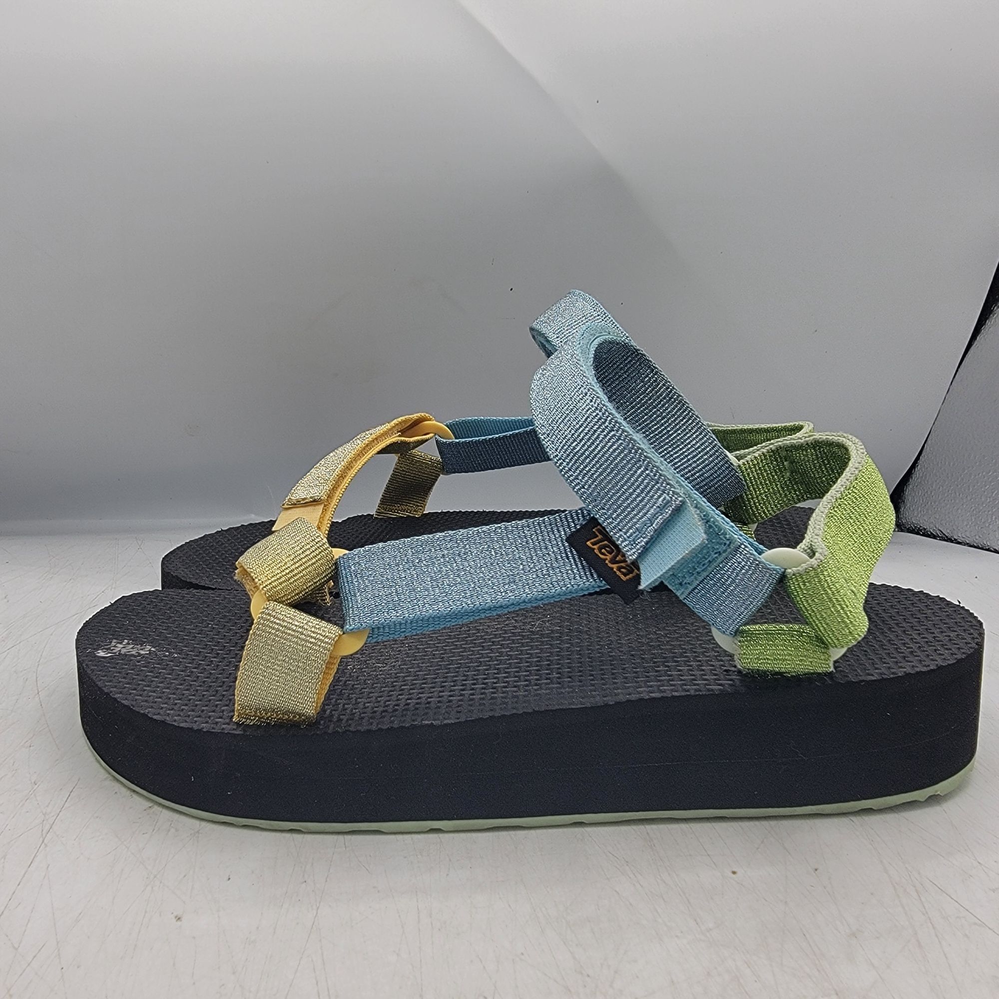 Teva Teva Midform Universal Kids 5 Metallic Blue Sandals Beach Su Size US 5 / IT 35 - 12 Thumbnail