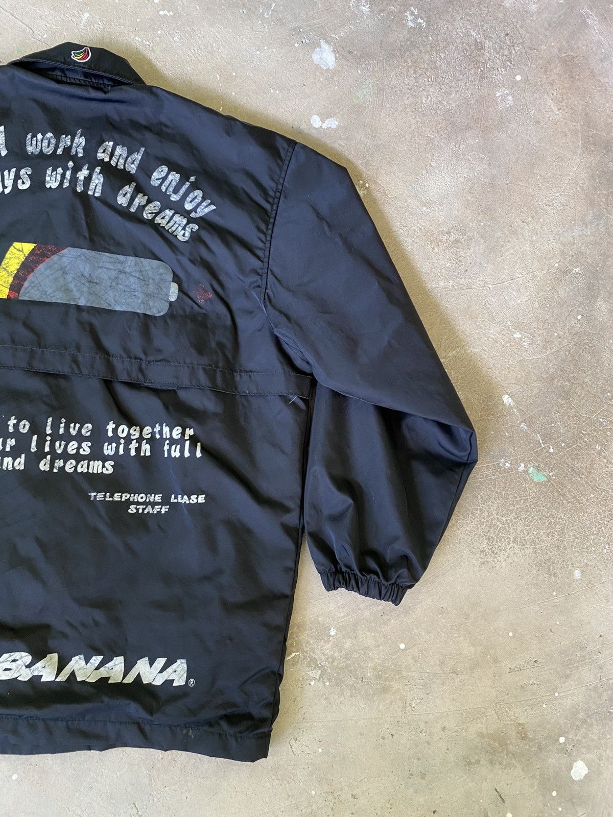 Japanese Brand Rasta Banana Back Graphic Coach Jacket Size US M / EU 48-50 / 2 - 10 Thumbnail