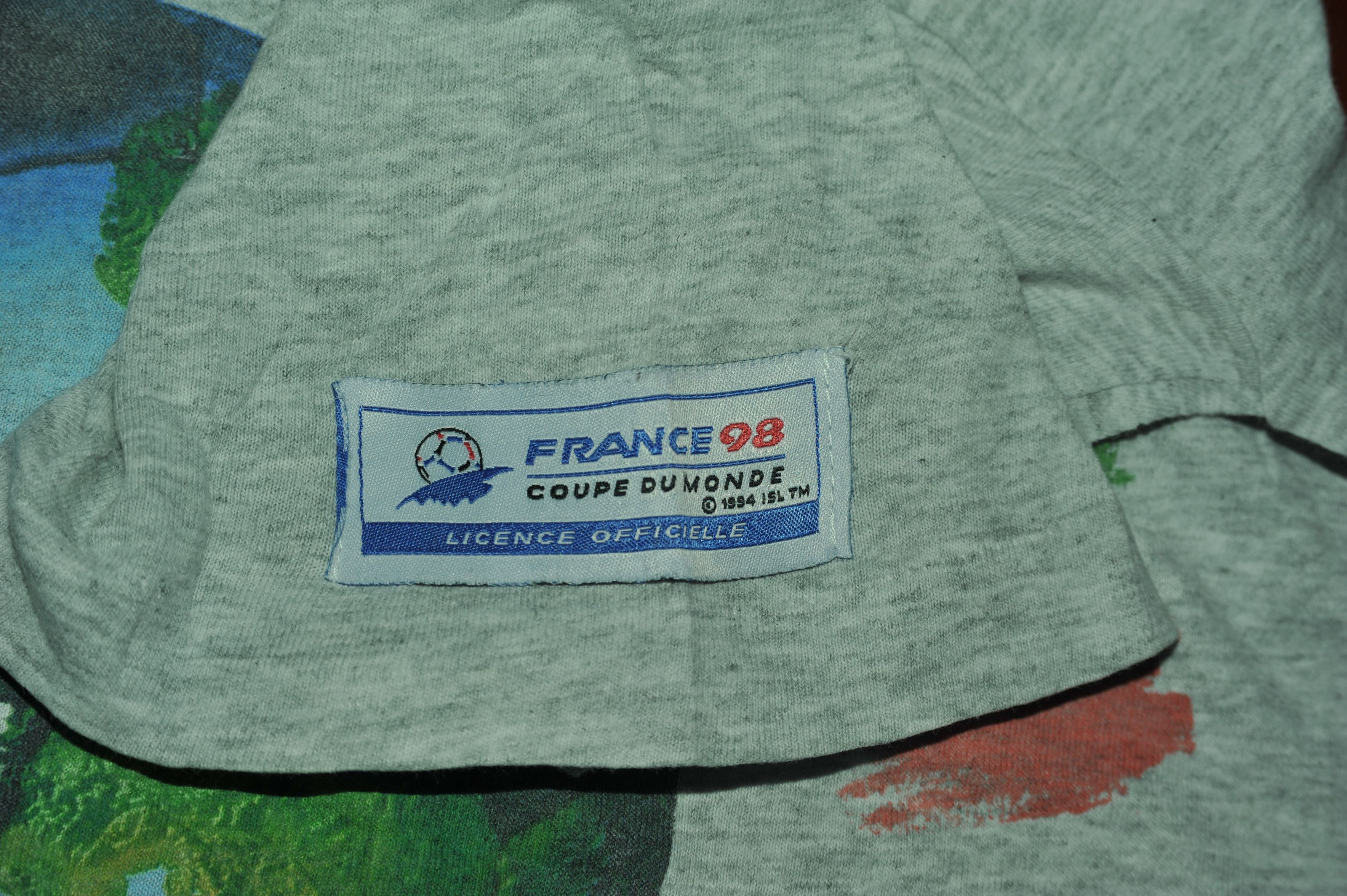 Vintage Vintage 90s 1998 France WC T-shirt Size US M / EU 48-50 / 2 - 2 Thumbnail