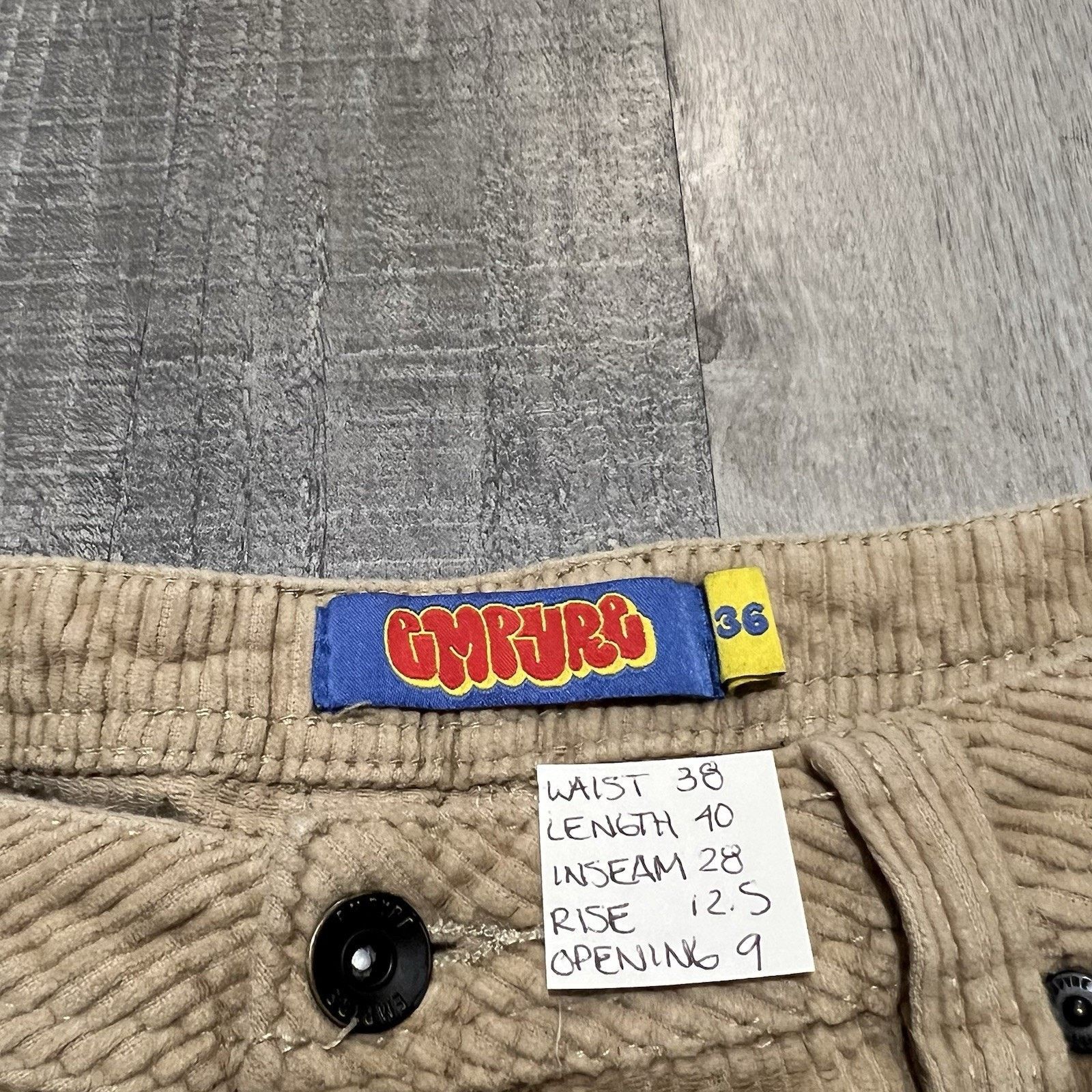 Empyre Empyre Baggy Corduroy Skater Pants Faded Wide Leg Grunge 38 Size US 38 / EU 54 - 6 Thumbnail