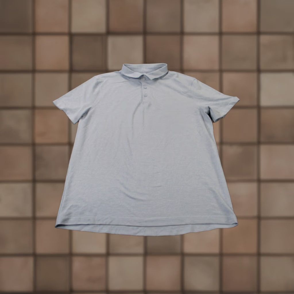 Lululemon Lululemon Polo Shirt Mens L Blue Stretch Performance Golf Casual Size US L / EU 52-54 / 3 - 1 Thumbnail
