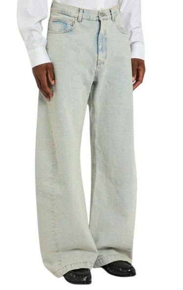 Calvin Klein W34/L32 Blue Faded Wide Leg Relaxed 87837 Size US 34 / EU 50 - 1 Thumbnail