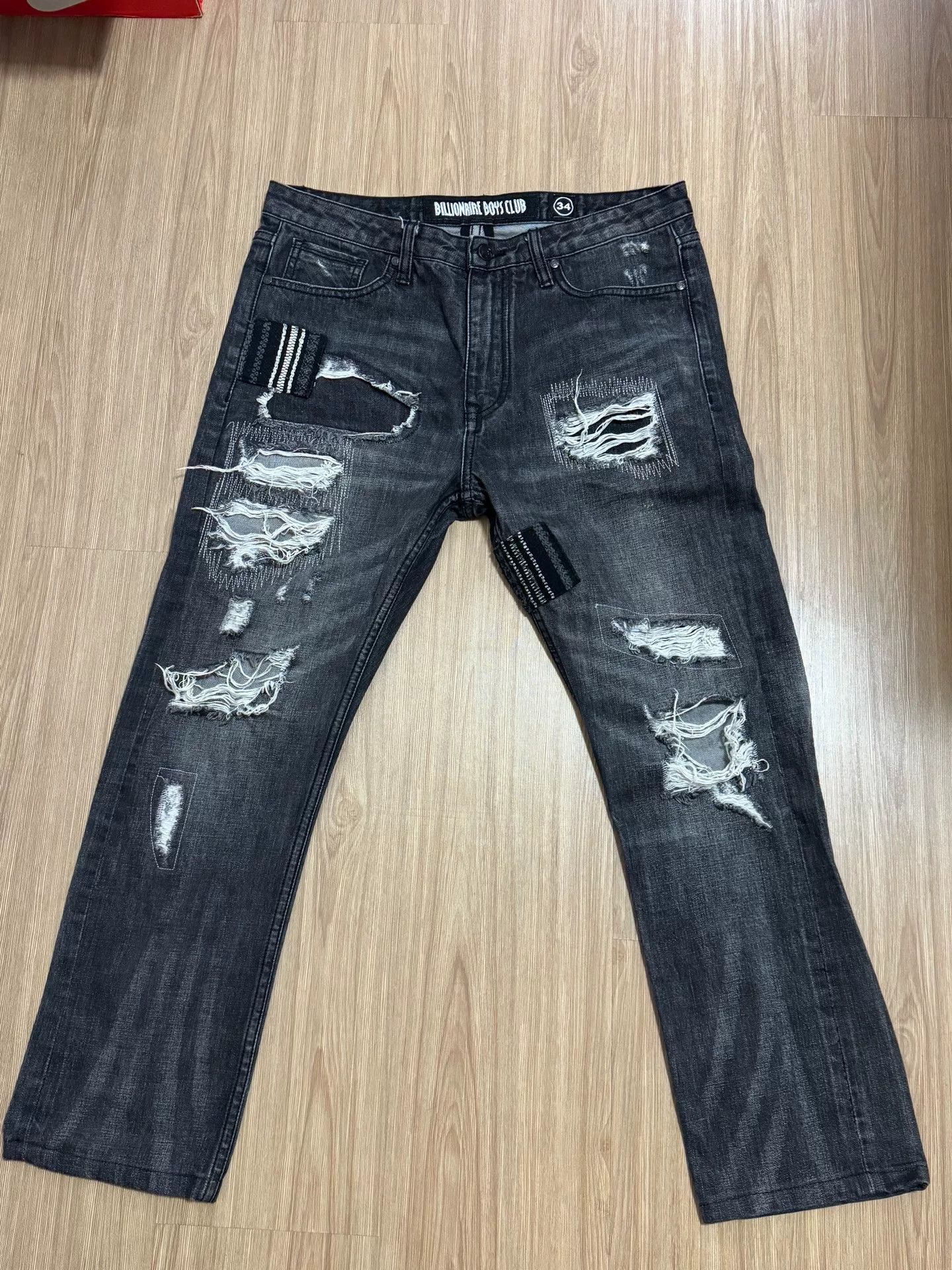 Billionaire Boys Club Billionaire Boys Club Black Denim Jeans 34 Men Size US 34 / EU 50 - 1 Thumbnail