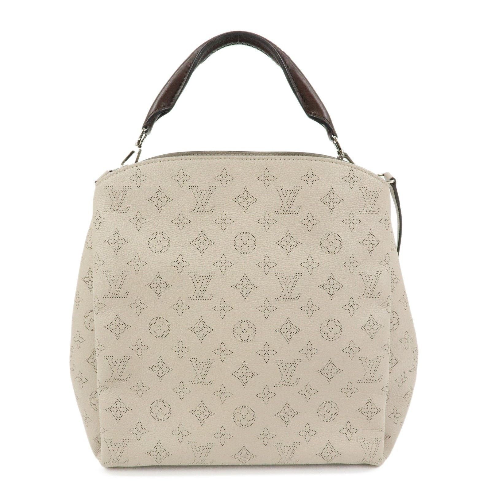 Louis Vuitton Louis Vuitton Mahina Babylone PM Calfskin Shoulder Bag Beige Size ONE SIZE - 2 Thumbnail