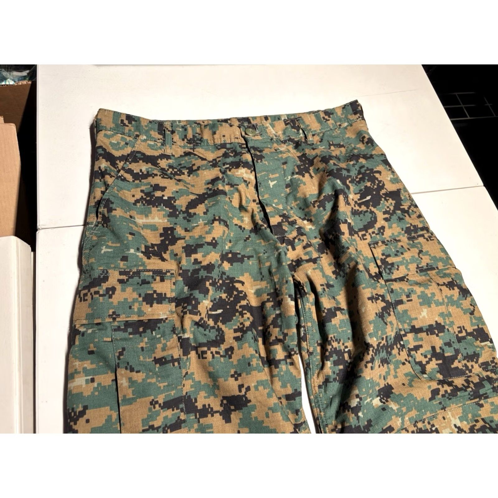 Backbone BACKBONE Pants Men Large Multicolor Camouflage Cargo Military Marpat Army Tactical BDU 36x31.5 Mens Size US 33 - 2 Thumbnail