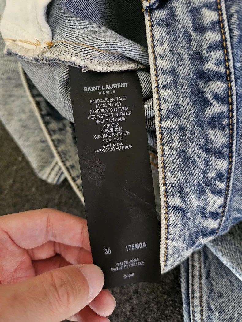 Saint Laurent Paris Saint laurent paris jeans 2506-Nextarrow Size US 30 / EU 46 - 6 Thumbnail