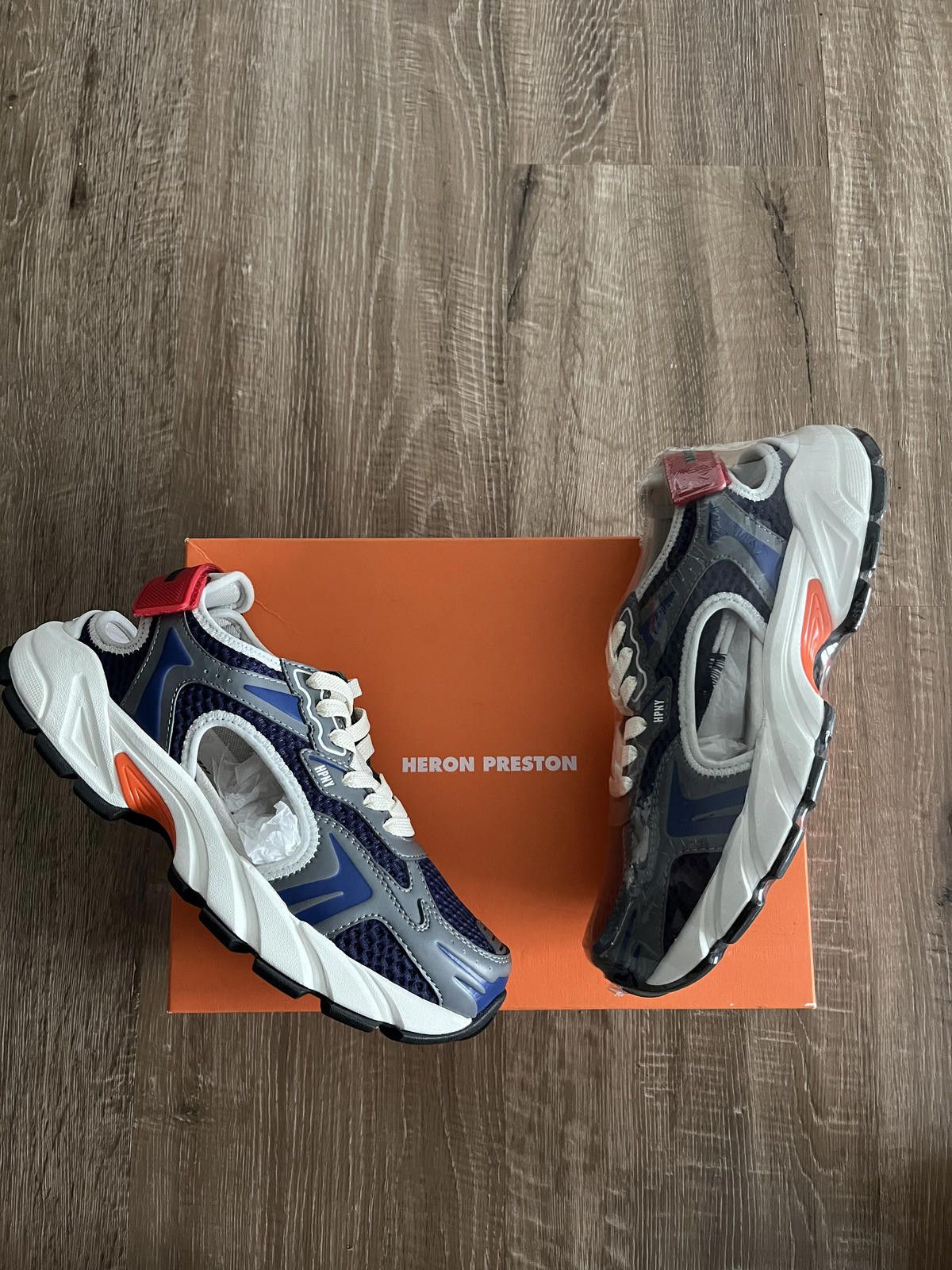 Other Heron Preston Block Stepper Sandal Navy Size US 9 / EU 42 - 1 Thumbnail