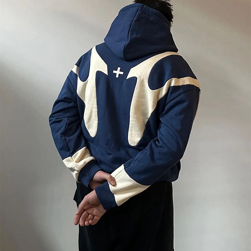 Japanese Brand × Vintage Y2K Zip Up Hoodie Unisex Size US M / EU 48-50 / 2 - 2 Thumbnail