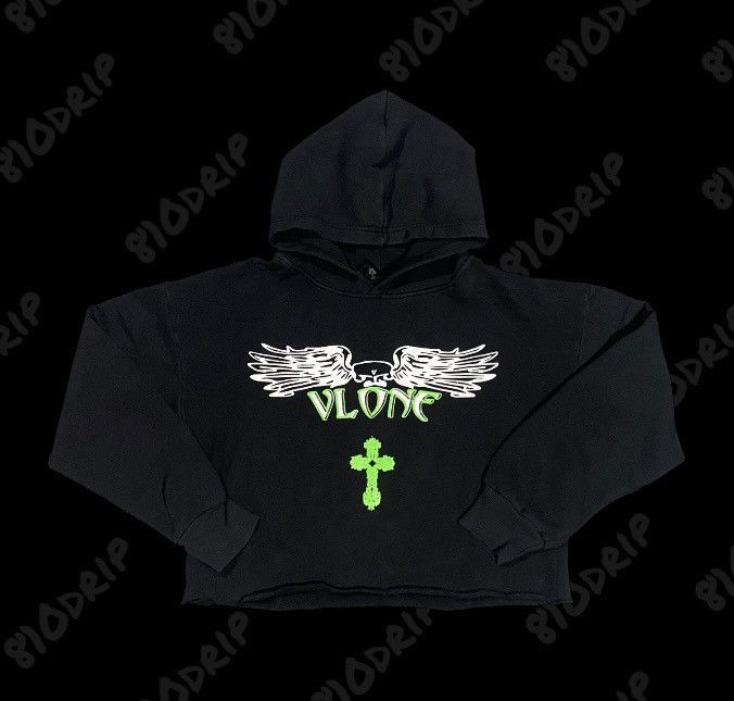 Vlone Vlone Support Crop Top Hoodie (Womens Sizing) Size US S / EU 44-46 / 1 - 1 Thumbnail