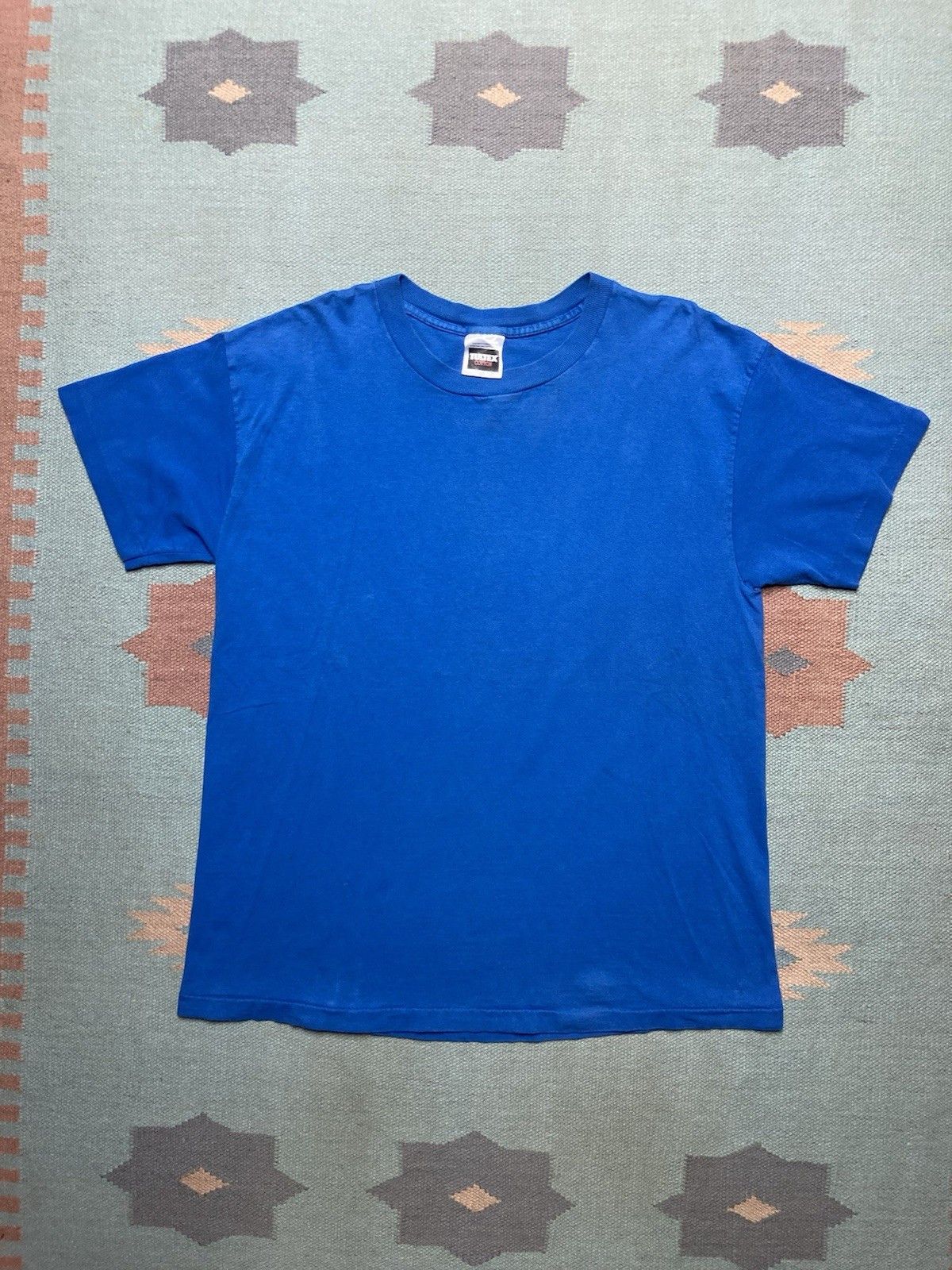 Vintage 90s blank t shirt tultex cotton soft single stitch men’s XL Size US XXL / EU 58 / 5 - 1 Thumbnail