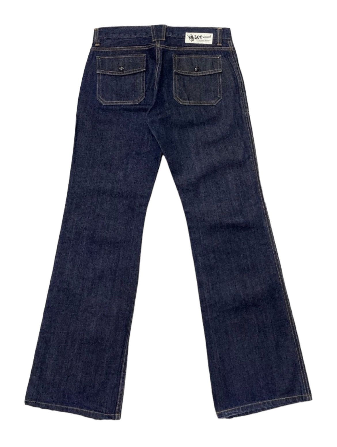 Lee × Levi's × Vintage Vintage Lee Rider Bush Pocket Denim Raw Indigo Pants Size US 30 / EU 46 - 2 Thumbnail