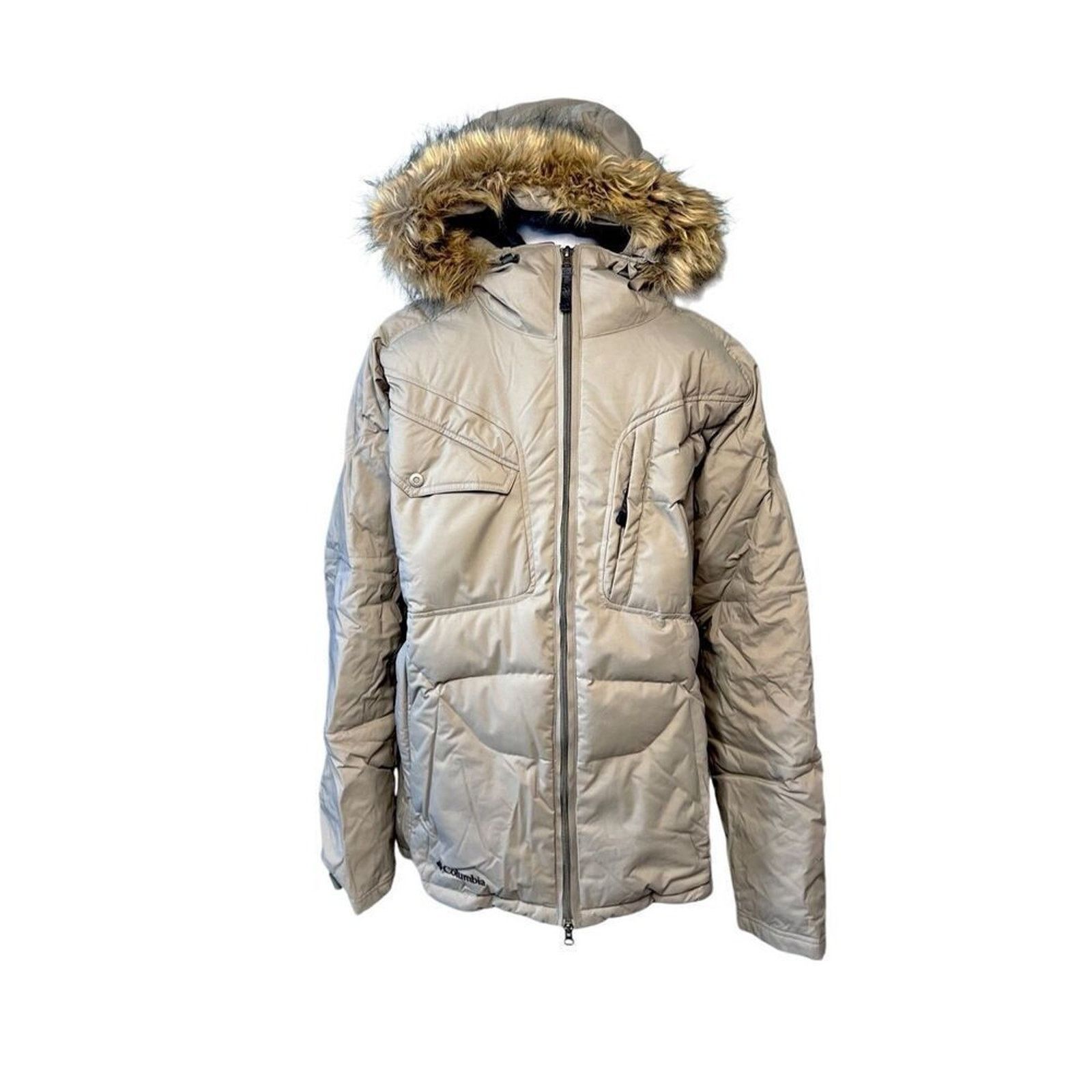 Columbia Columbia Tan Full House Hooded Coat Parka 450 Fill MEDIUM Size US M / EU 48-50 / 2 - 1 Thumbnail