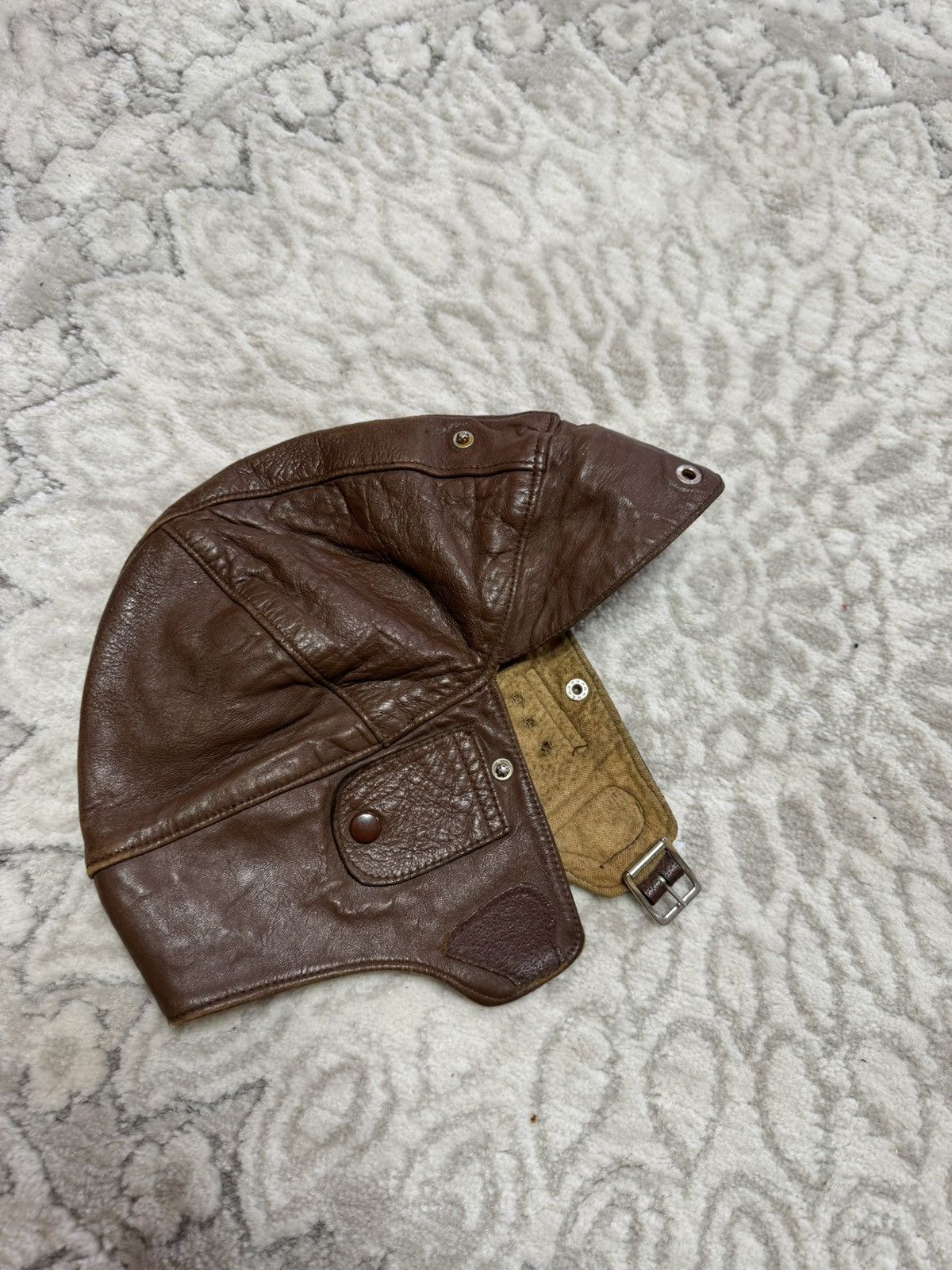 Vintage Very rare military World War aviator cap helmet hat Size ONE SIZE - 7 Thumbnail