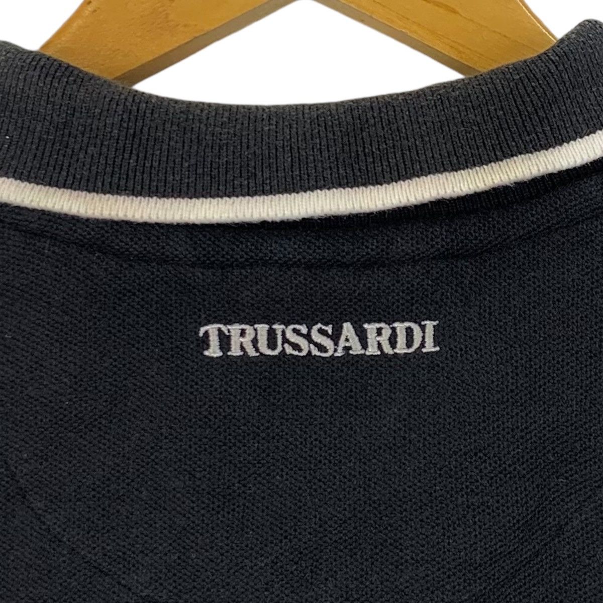 Other Vintage TRUSSARDI MAGLIE ITALY Pocket Polo Tee Shirt Size M / US 6-8 / IT 42-44 - 5 Thumbnail