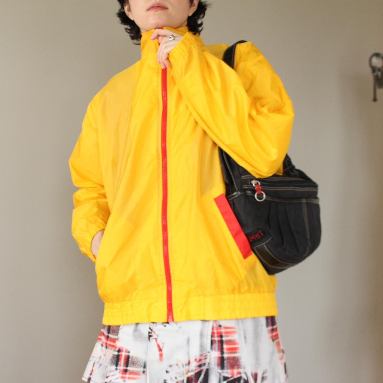 Japanese Brand × Vintage Goola Gong 1990s Lemon Cherry Nylon Zipper Parka Large 🖍️ Size L / US 10 / IT 46 - 6 Thumbnail