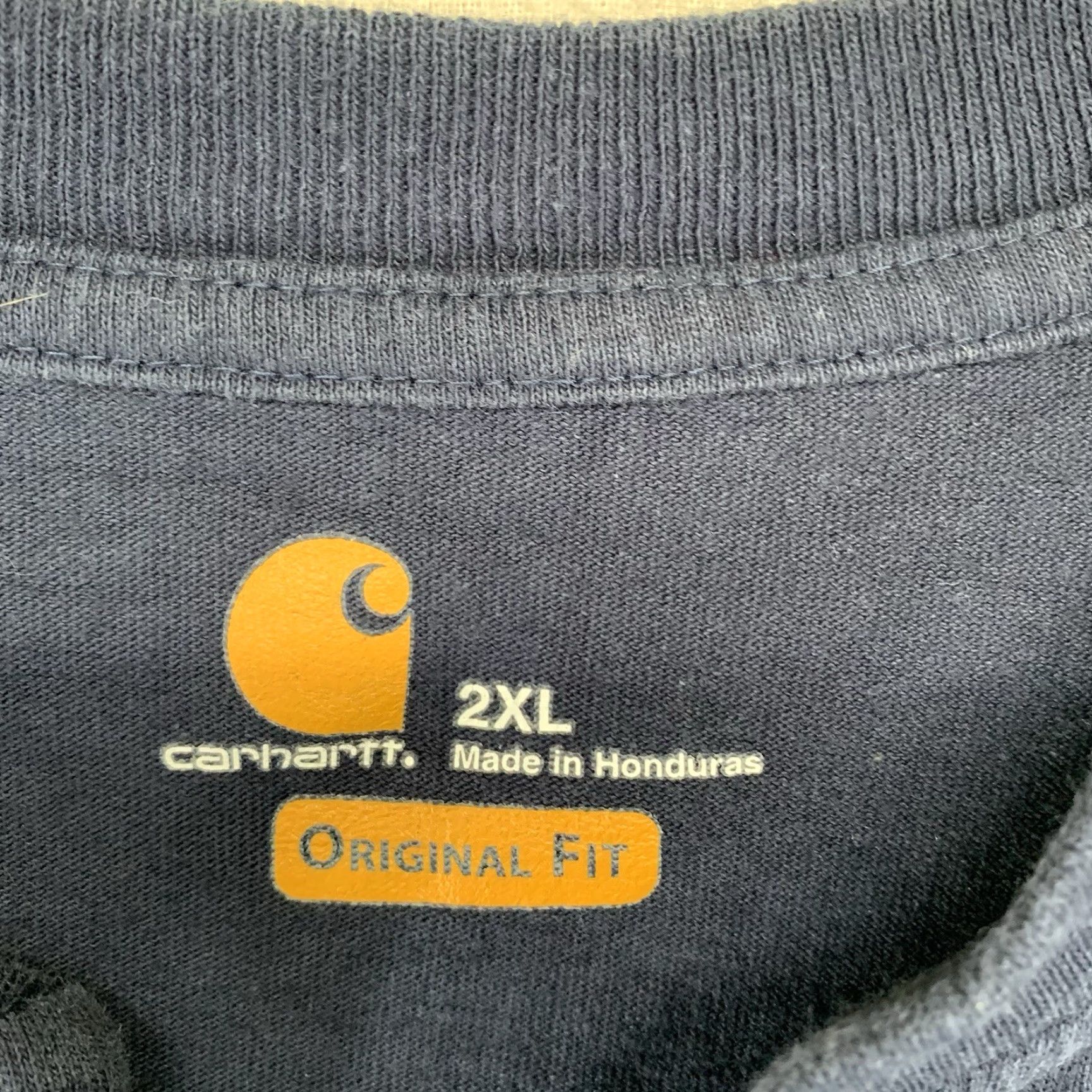 Carhartt Carhartt T-Shirt Mens Navy 2XL Long Sleeve Henley All Cotton Regular Fit Pockets Logo Jacket? Size US XXL / EU 58 / 5 - 3 Thumbnail