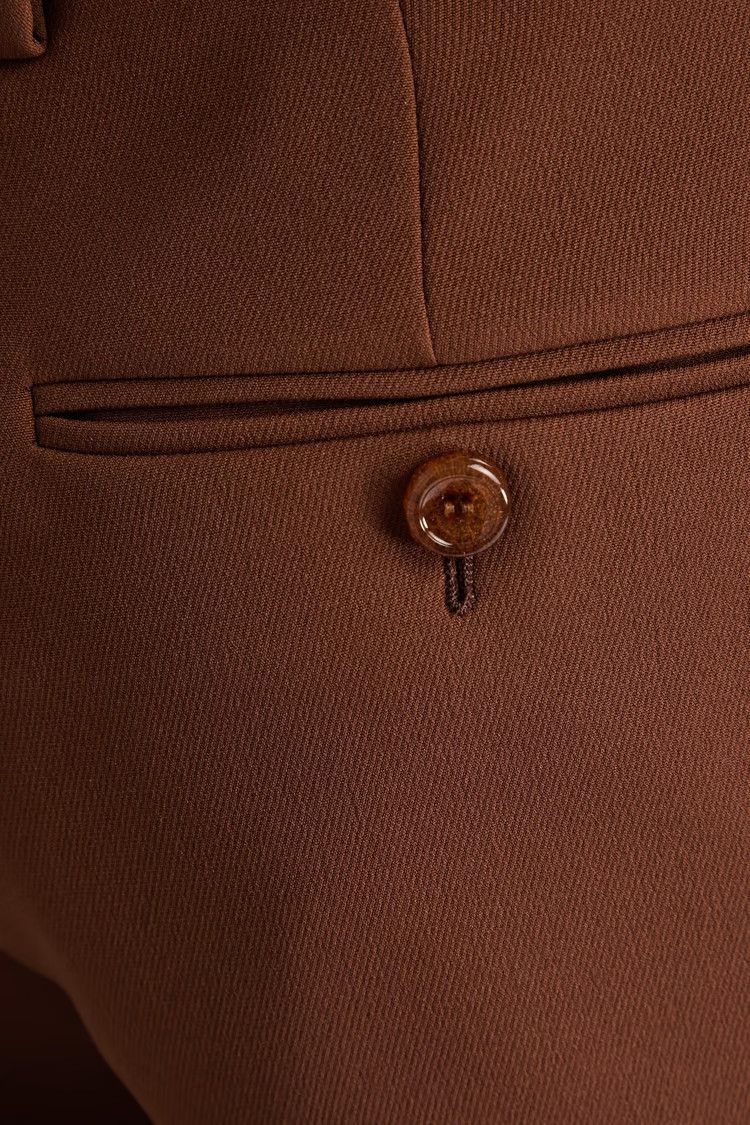 Acne Studios o1y0725 Casual Pant in Chocolate Brown Size 26" / US 2 / IT 38 - 4 Thumbnail