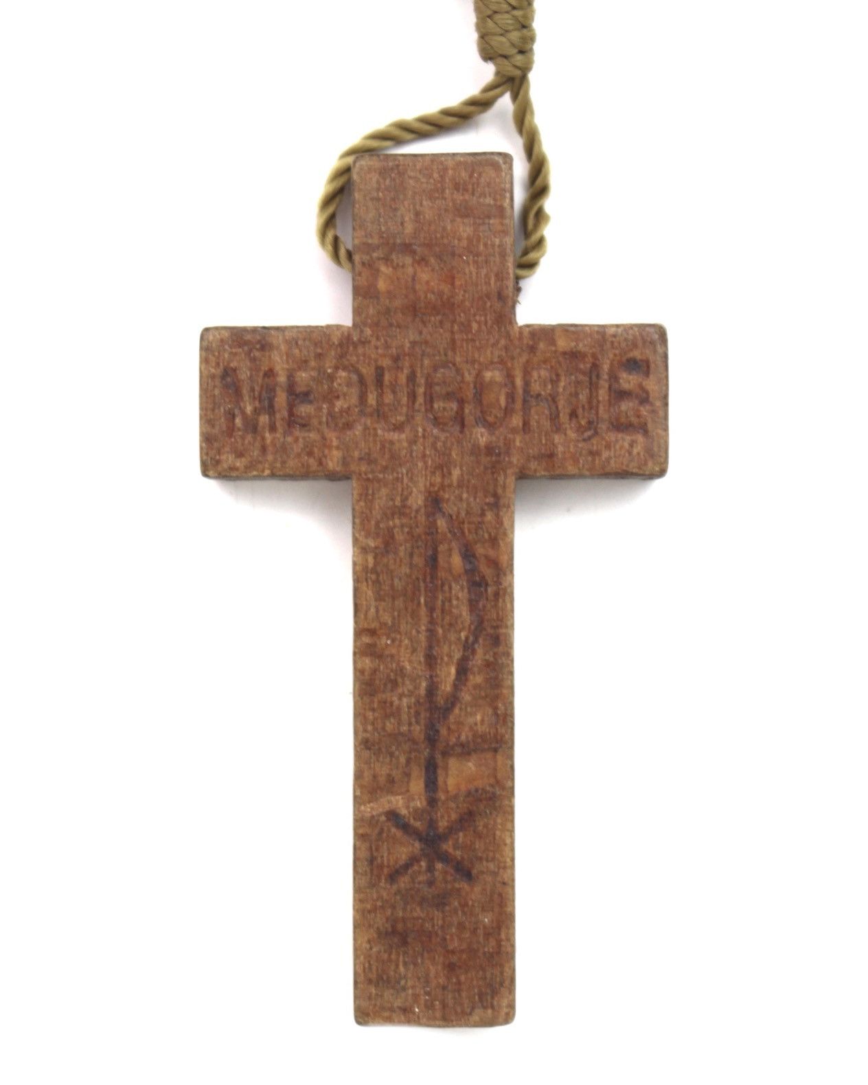 If Six Was Nine 1990S CHI-RHO (☧) MEDUGORJE PILGRIMAGE ROSARY BEADS NECKLACE Size ONE SIZE - 2 Thumbnail