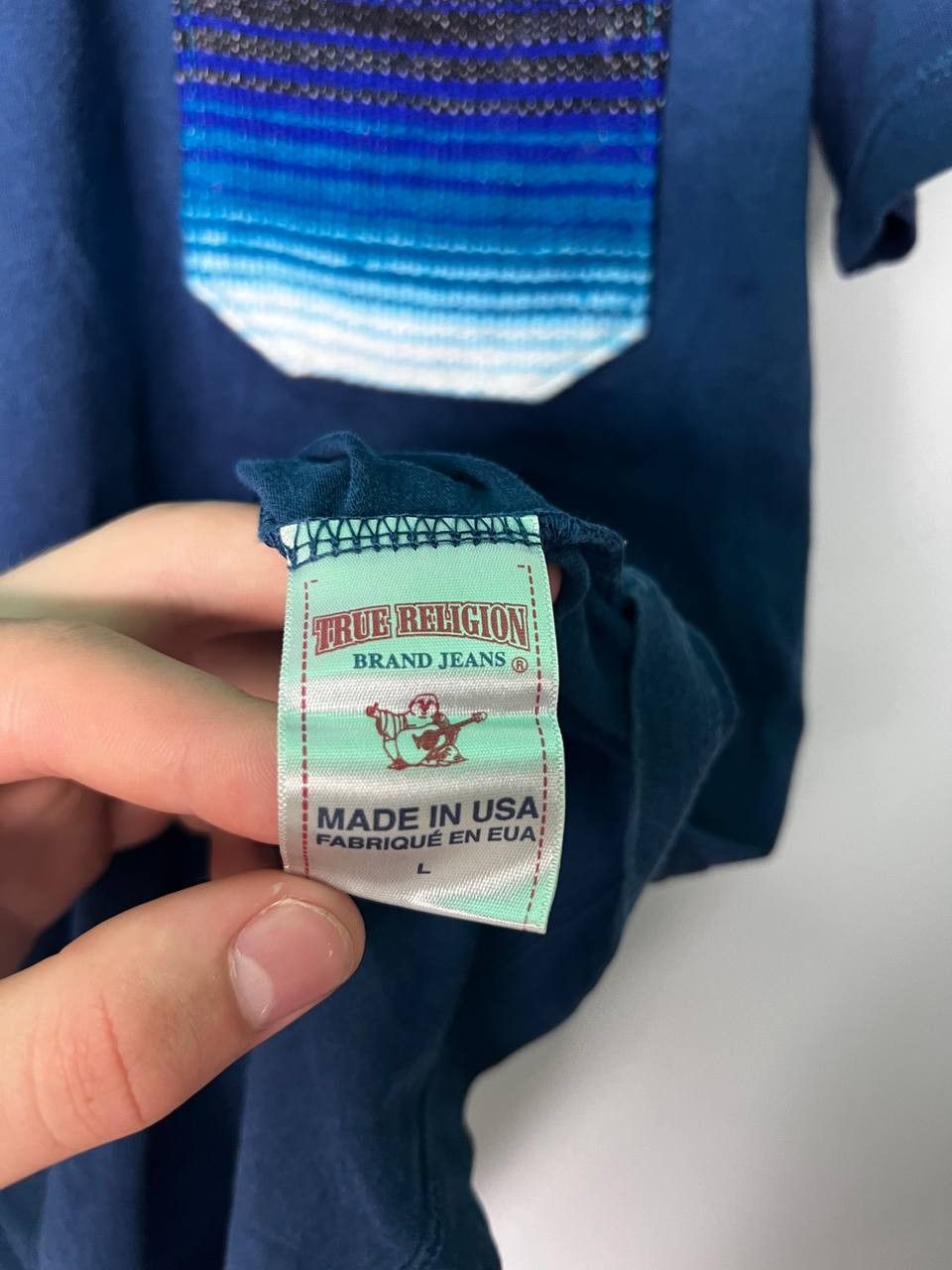 True Religion × Vintage vintage streetwear y2k true religion t-shirt Size US L / EU 52-54 / 3 - 6 Thumbnail
